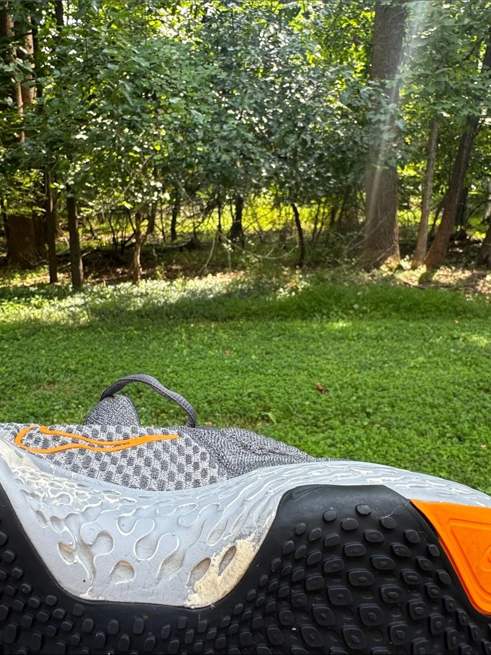 Nike Zoom X ZoomX Invincible 2 Grey Gray Orange size SZ 8